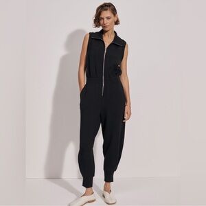 Varley Madelyn Jumpsuit Black Large NWOT